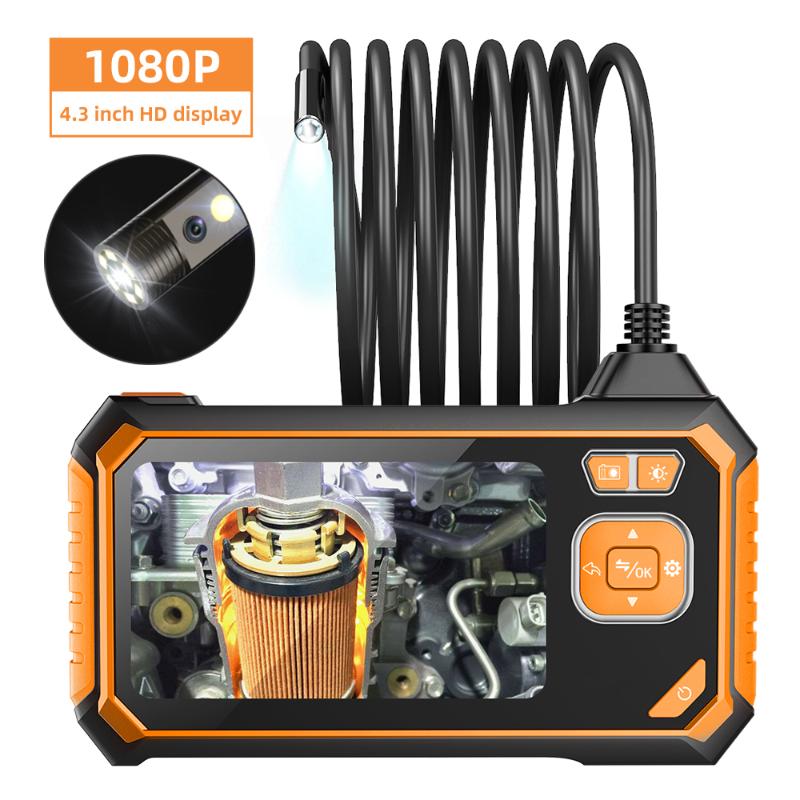 Dual Lens Endoscope 1080P HD Video Borescope 8mm Industrial Handheld Inspection Flexible Snake Camera with 4.3 Inch LCD Screen
Dual Lens Endoscope 1080P HD Video Borescope 8mm Industrial Handheld Inspection Flexible Snake Camera with 4.3 Inch LCD Screen