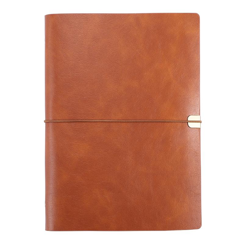 Notepads RuiZe A6 A5 Leather Notebook Journal 2021 Soft Cover Spiral Planner 6 Ring Binder Office Business Note Book Stationery