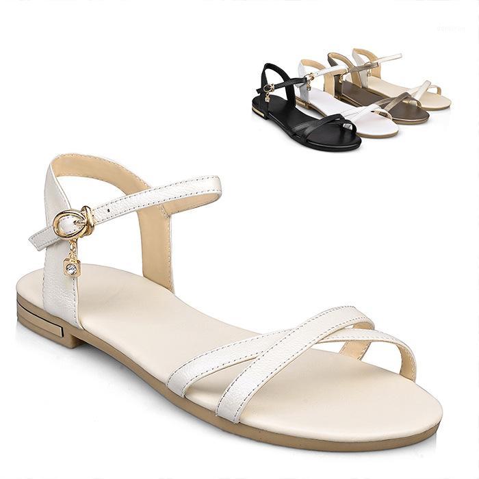 Summer Shoes Women Sandals Genuine Leather Soft Rubber Sole Basic Buckle Strap Size 34-43 Women's Sandales Femmes1, Beige
Summer Shoes Women Sandals Genuine Leather Soft Rubber Sole Basic Buckle Strap Size 34-43 Women's Sandales Femmes1, Beige