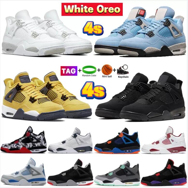 University Blue 4s 4 basketball shoes white oreo Lightning Bred Black Cat men Designer sneakers Shimmer Paris Pure Money Red Thunder Fire red Neon Women trainers, Shoes (25)
University Blue 4s 4 basketball shoes white oreo Lightning Bred Black Cat men Designer sneakers Shimmer Paris Pure Money Red Thunder Fire red Neon Women trainers, Shoes (25)