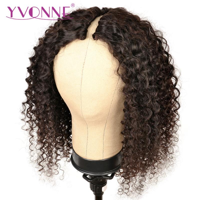 YVONNE Malaysian Curly Thin Part Wig Human Hair 100% Virgin Hair U Part Wig Natural Color, As pic
YVONNE Malaysian Curly Thin Part Wig Human Hair 100% Virgin Hair U Part Wig Natural Color, As pic