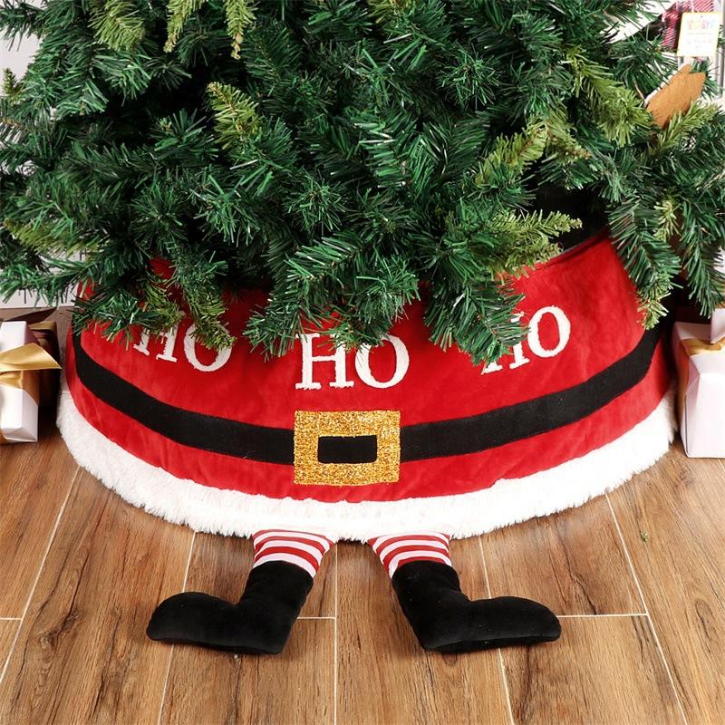 Christmas Tree Skirt With Santa Claus's Feet Collar Houshold Durable Christmas Tree Base Cover Party Home Decoration
Christmas Tree Skirt With Santa Claus's Feet Collar Houshold Durable Christmas Tree Base Cover Party Home Decoration