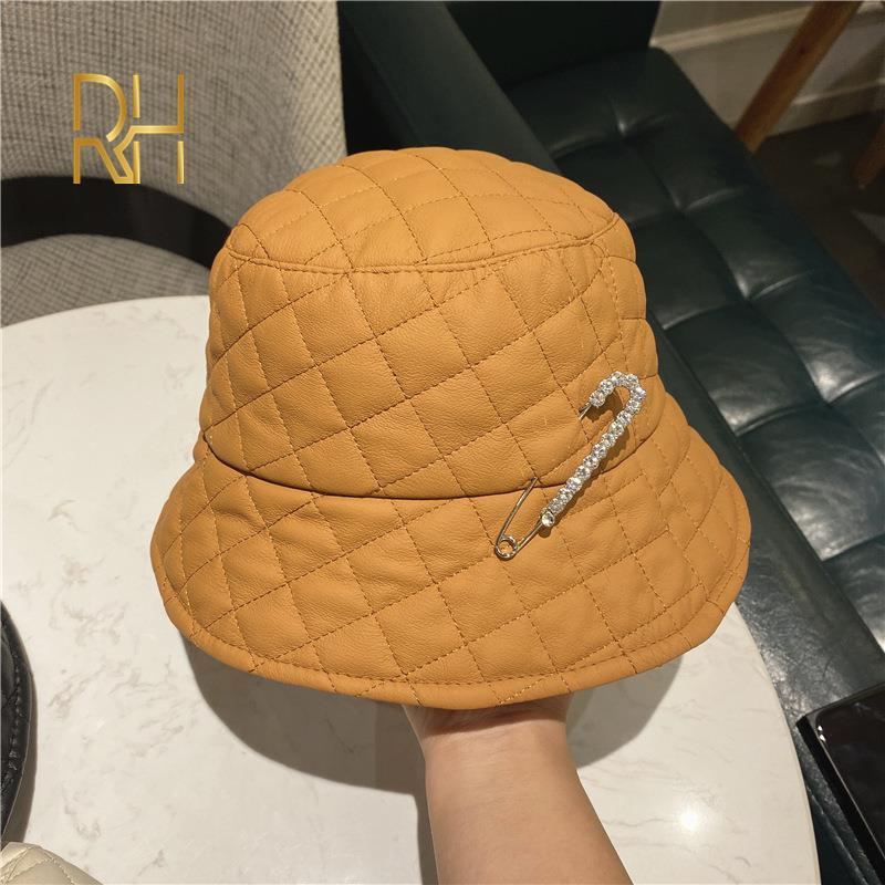 New Fashion Plaid Iron Ring Bucket Leather Hat Popular Style Hip Hop Cap Handmade Rings Fisherman Cap Hot Sale, Black
New Fashion Plaid Iron Ring Bucket Leather Hat Popular Style Hip Hop Cap Handmade Rings Fisherman Cap Hot Sale, Black
