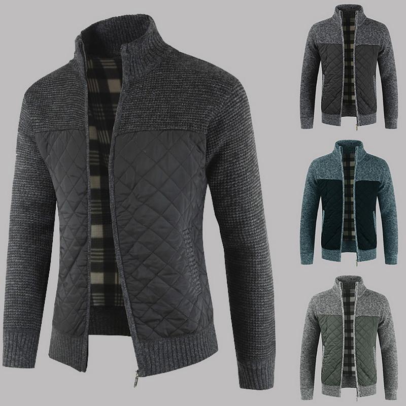 Men's Fleece Sweater Coat Winter Thick Patchwork Wool Cardigan Warm Knitted Sweater Jackets Casual Male Clothing XY108, Black
Men's Fleece Sweater Coat Winter Thick Patchwork Wool Cardigan Warm Knitted Sweater Jackets Casual Male Clothing XY108, Black