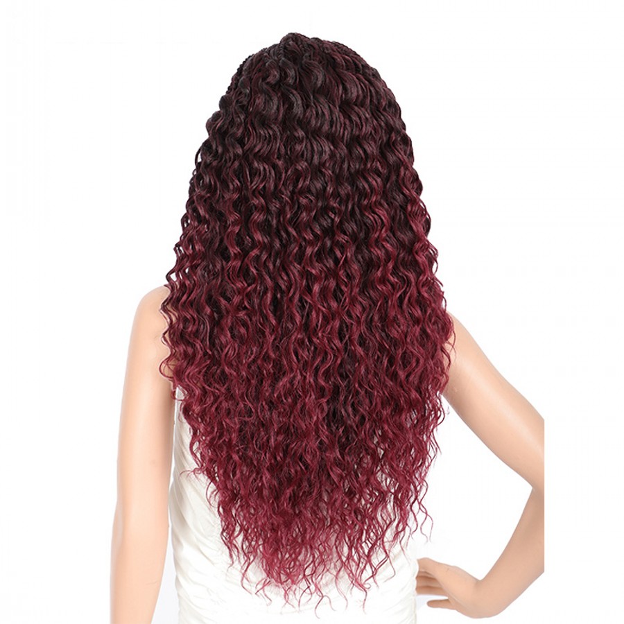 Handtied 13x4 lace frontal Braided Wigs for Black Women Synthetic Lace Front Wig with Baby Hair Curly Wavy for Cosplay Wig Women Wigs
