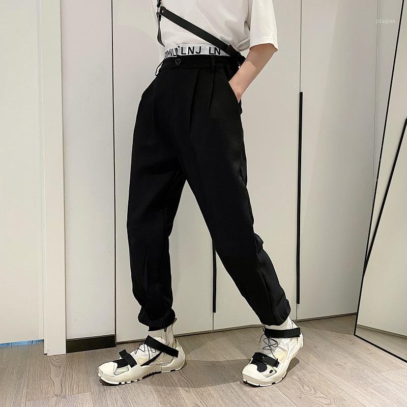 Men Casual Ankle Length Suit Pant Male Japan Korea Streetwear Loose Trousers Pant Male Streetwear Fashion Hip Hop Gothic Couple1, Black
Men Casual Ankle Length Suit Pant Male Japan Korea Streetwear Loose Trousers Pant Male Streetwear Fashion Hip Hop Gothic Couple1, Black