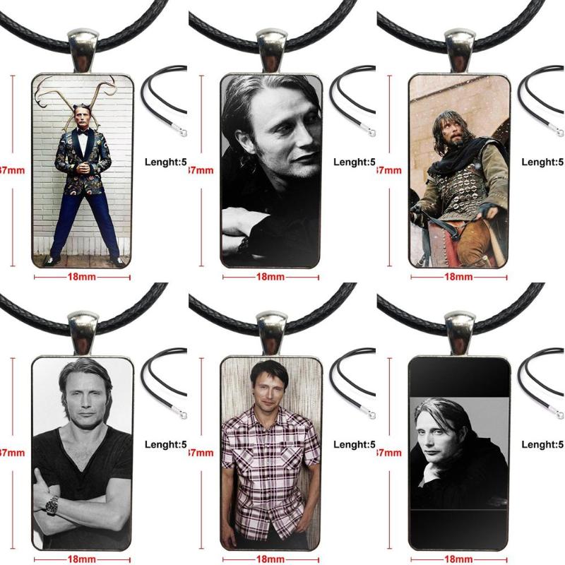 For Women Gift Mads Mikkelsen Sexy Man Necklace With Steel Plated Glass Cabochon Choker Long Pendant Rectangle Necklace
For Women Gift Mads Mikkelsen Sexy Man Necklace With Steel Plated Glass Cabochon Choker Long Pendant Rectangle Necklace