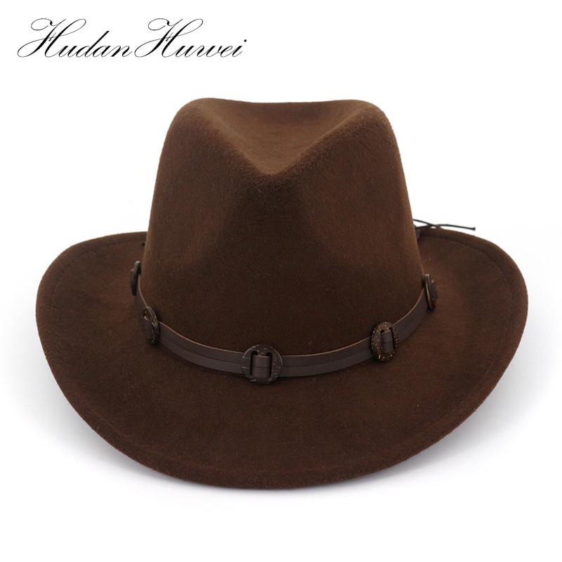 European US Wide Brim Woolen Felt Jazz Panama Hat Western Cowboy Cowgirl Hats with Leather Decorated Trilby Fedora for Men Women, Black
European US Wide Brim Woolen Felt Jazz Panama Hat Western Cowboy Cowgirl Hats with Leather Decorated Trilby Fedora for Men Women, Black