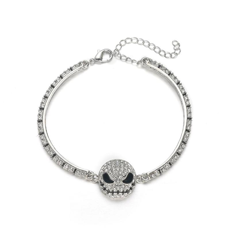 Charm Bracelets Harong Nightmare Before Christmas Classic Jewelry Beautiful Black Enamel Crystal Simple Women Gift
Charm Bracelets Harong Nightmare Before Christmas Classic Jewelry Beautiful Black Enamel Crystal Simple Women Gift