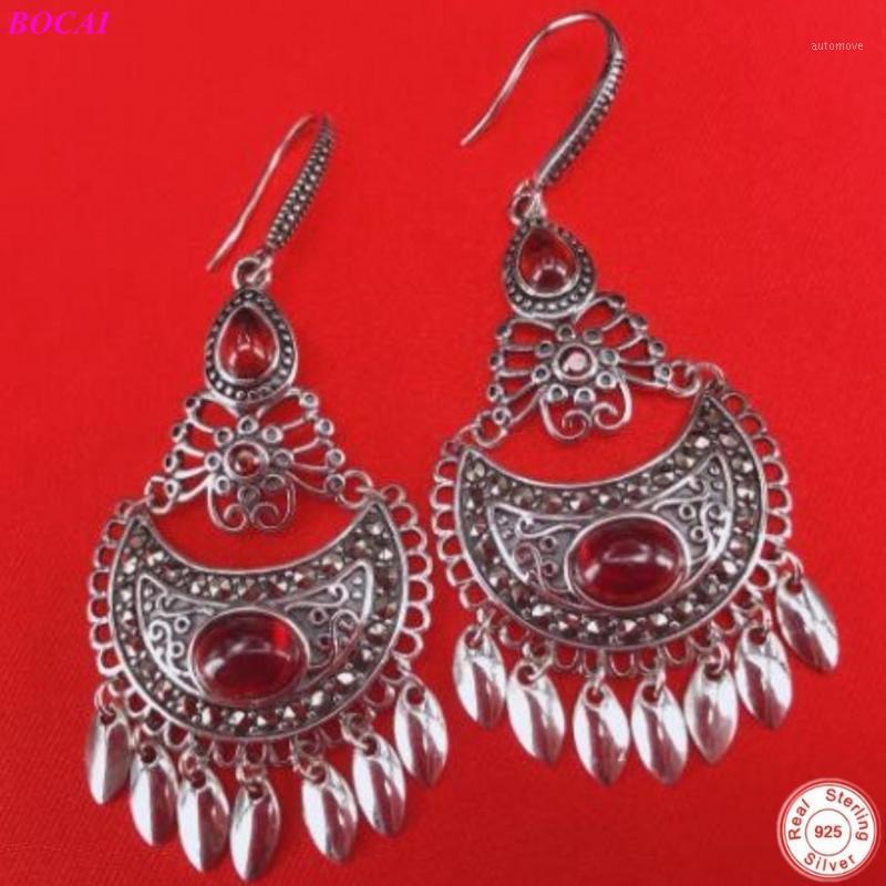 S925 silver earrings for women retro ethnic style multi Earrings Fashion thai silver female Women's1
S925 silver earrings for women retro ethnic style multi Earrings Fashion thai silver female Women's1