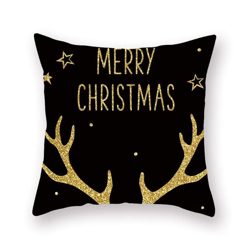 Cushion Cover Living Room Washable With Zipper Household Decorative Christmas Home Easy Clean Gold Printing Square Pillow Case
Cushion Cover Living Room Washable With Zipper Household Decorative Christmas Home Easy Clean Gold Printing Square Pillow Case