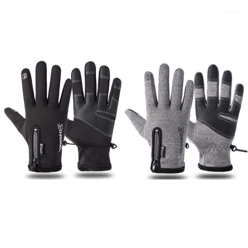Five Fingers Gloves Men Women Winter Warm Touch Screen With Zipper Windproof Waterproof Cycling Thicken Plush Lined Anti-Slip Mittens1
Five Fingers Gloves Men Women Winter Warm Touch Screen With Zipper Windproof Waterproof Cycling Thicken Plush Lined Anti-Slip Mittens1