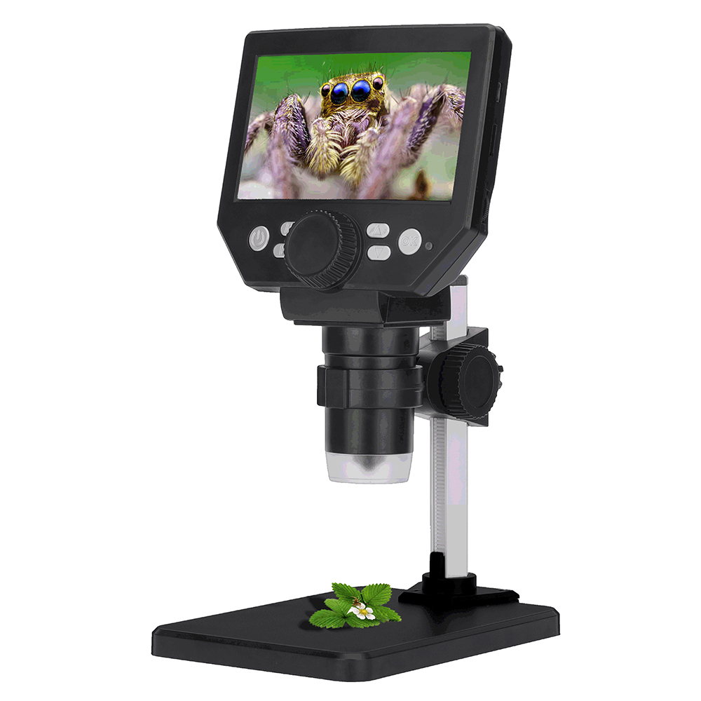 G1000 Portable Digital Microscope 4.3 Inch LCD Display 1-1000X Continuous Amplification Electron microscope
G1000 Portable Digital Microscope 4.3 Inch LCD Display 1-1000X Continuous Amplification Electron microscope