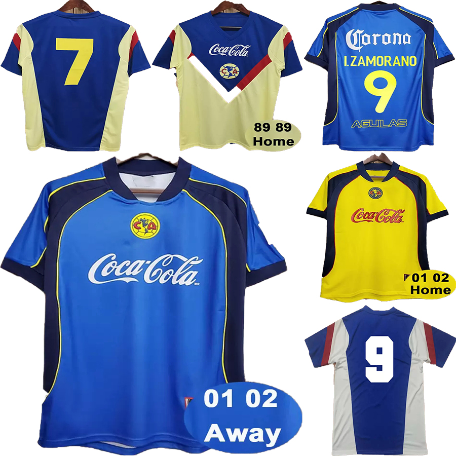 1988 1999 America Retro Soccer Jerseys 2001 2002 America I. ZAMORANO A. RIOS Football Shirt Short Sleeve Uniforms, Fg4949 1988 1989 home
1988 1999 America Retro Soccer Jerseys 2001 2002 America I. ZAMORANO A. RIOS Football Shirt Short Sleeve Uniforms, Fg4949 1988 1989 home