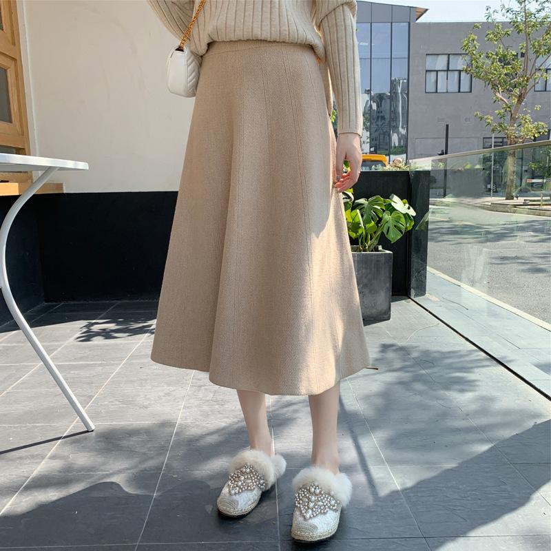 Autumn Knitted Skirt Women Warm High Waist Thickened Maxi A- Line Skirts Female Fashion Umbrella Long Skirt Bottoms, Black
Autumn Knitted Skirt Women Warm High Waist Thickened Maxi A- Line Skirts Female Fashion Umbrella Long Skirt Bottoms, Black