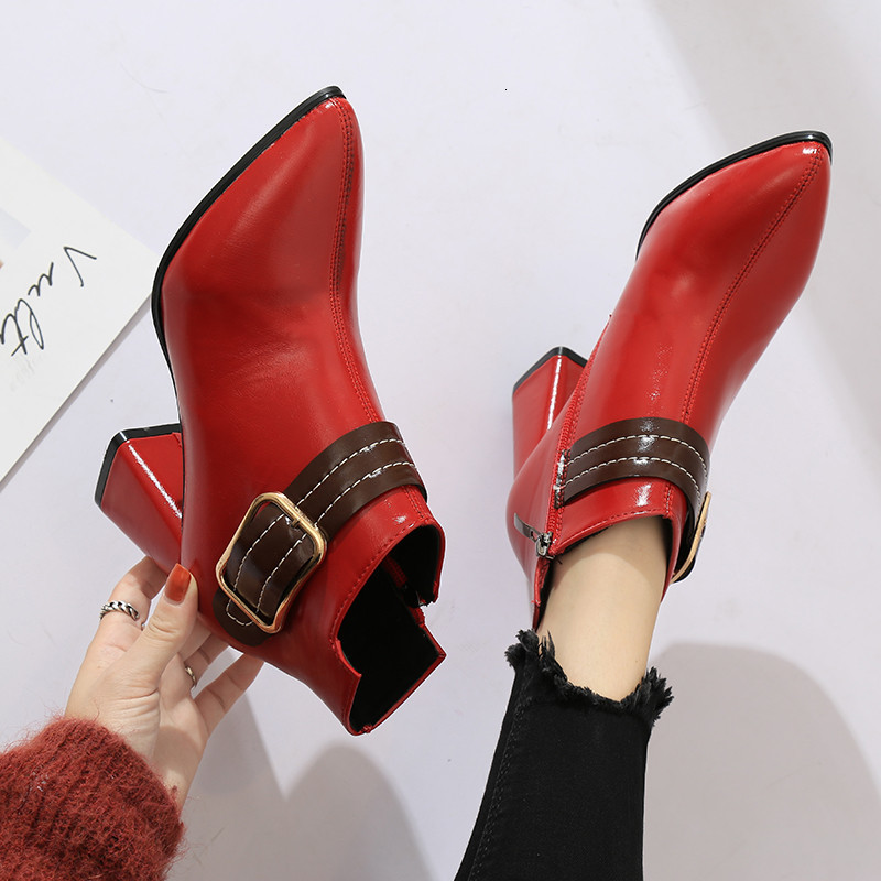 Autumn 2021 New Winter Women Pointed to Soft Toe Leather Boots Fashion High Buckle Shoes Woman Pumps Black Red Mujer Bombs T1WM
Autumn 2021 New Winter Women Pointed to Soft Toe Leather Boots Fashion High Buckle Shoes Woman Pumps Black Red Mujer Bombs T1WM