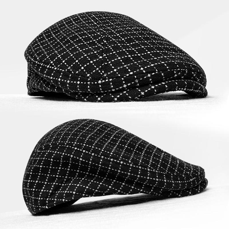 Berets Autumn Winter Men Cap Hats British Western Style Wool Advanced Flat Ivy Classic Vintage Lattice Sboy BLM206, Black
Berets Autumn Winter Men Cap Hats British Western Style Wool Advanced Flat Ivy Classic Vintage Lattice Sboy BLM206, Black