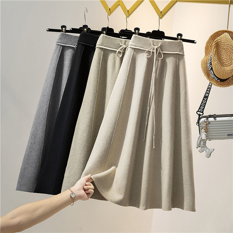 2021 New High women's mesh autumn long loose cashmere elastic lace-up skirt of women y304 0R2G, Grey light
2021 New High women's mesh autumn long loose cashmere elastic lace-up skirt of women y304 0R2G, Grey light