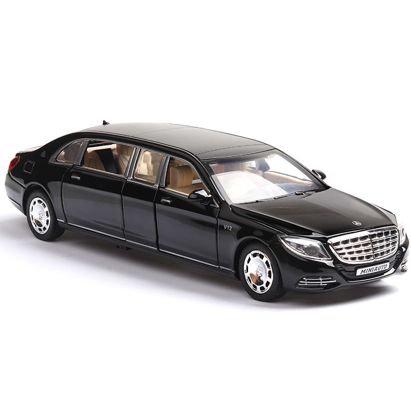 Diecasts 1:32 Maybach S650 Extended Alloy edition Metal & Toy Vehicles Car Model light sound Toys For Children
Diecasts 1:32 Maybach S650 Extended Alloy edition Metal & Toy Vehicles Car Model light sound Toys For Children