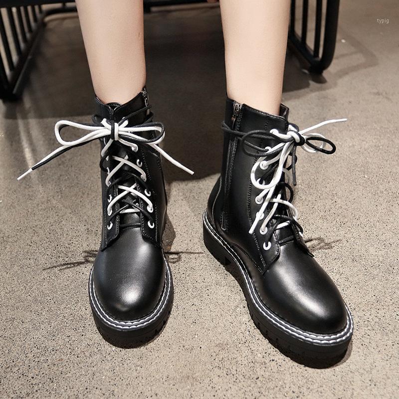 Women Ankle Boots 2020 Autumn Winter Platform Shoes Lace-up Women Boots Botas Mujer Female Comfortable Shoes1, Black
Women Ankle Boots 2020 Autumn Winter Platform Shoes Lace-up Women Boots Botas Mujer Female Comfortable Shoes1, Black