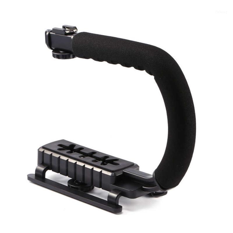 Stabilizers C Shape Bracket Video Handle Handheld Stabilizer Grip Holder with 1/4" Screw Cold Shoe Mount for (D)SLR Camera1
Stabilizers C Shape Bracket Video Handle Handheld Stabilizer Grip Holder with 1/4" Screw Cold Shoe Mount for (D)SLR Camera1