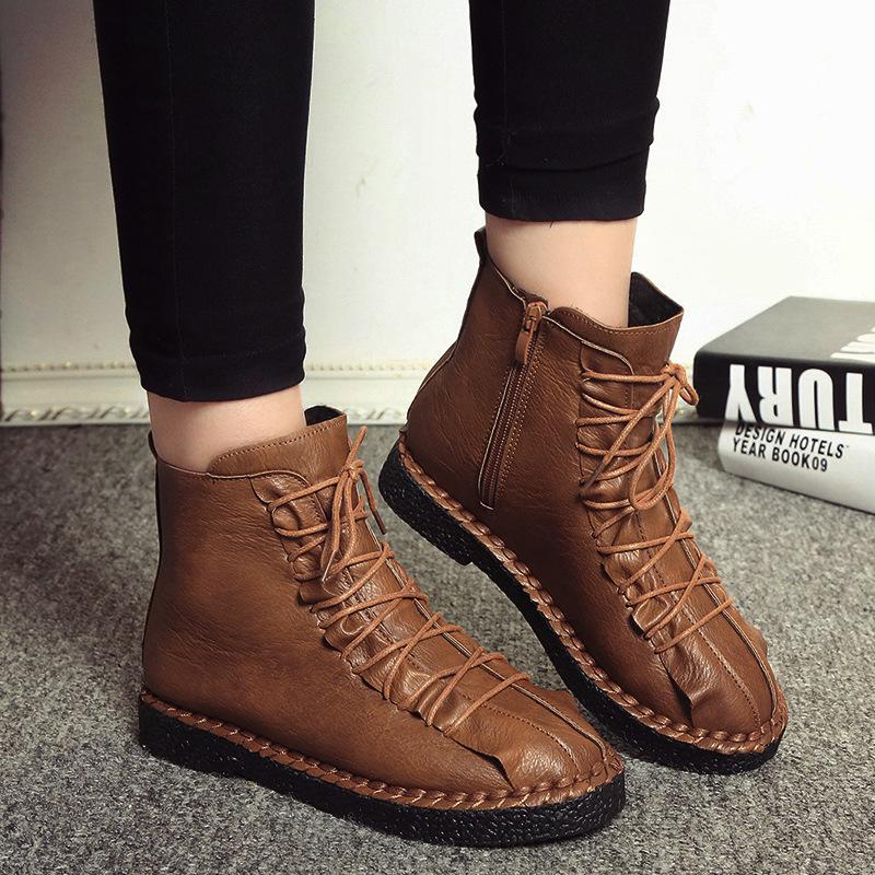 2020 Hot Sale Autumn and Winter New Style Short Boots Women British Style Boots Student Cotton Shoes Flat Shoes, Black
2020 Hot Sale Autumn and Winter New Style Short Boots Women British Style Boots Student Cotton Shoes Flat Shoes, Black