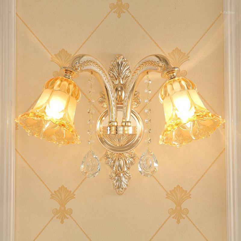 Walkway Stained Glass Crystal Wall sconce lighting for restaurant Bar 110-240V post-modern E14 gold hotel room mirror wall light1
Walkway Stained Glass Crystal Wall sconce lighting for restaurant Bar 110-240V post-modern E14 gold hotel room mirror wall light1