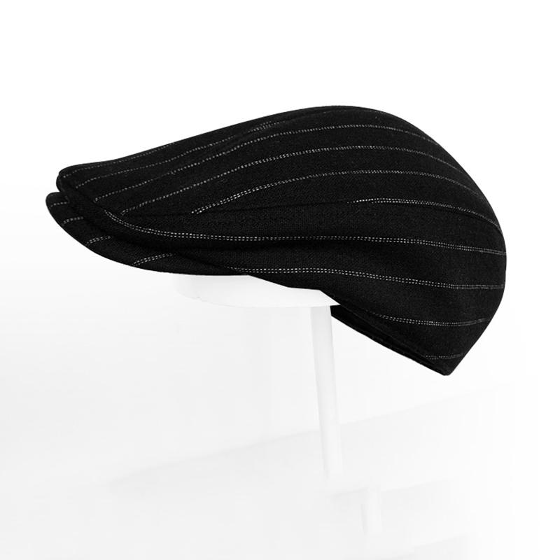 Berets Autumn Winter Men Hats British Western Style Wool Advanced Flat Ivy Cap Classic Vintage Stripe Beret BLM209, Black
Berets Autumn Winter Men Hats British Western Style Wool Advanced Flat Ivy Cap Classic Vintage Stripe Beret BLM209, Black