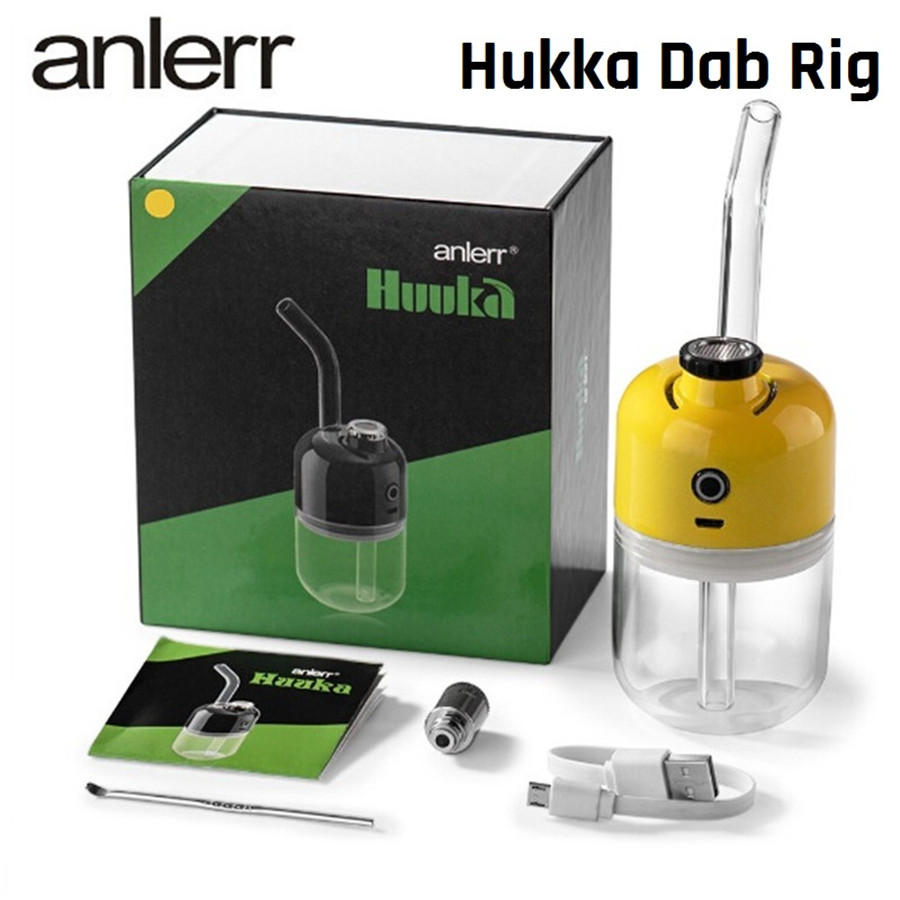 Authentic Anlerr Hukka Dab Rig Concentrate Wax Dabber Device 1880mAh Portable Desktop Handheld Vaporizer Glass Pipe Vape Hookah Kit
Authentic Anlerr Hukka Dab Rig Concentrate Wax Dabber Device 1880mAh Portable Desktop Handheld Vaporizer Glass Pipe Vape Hookah Kit