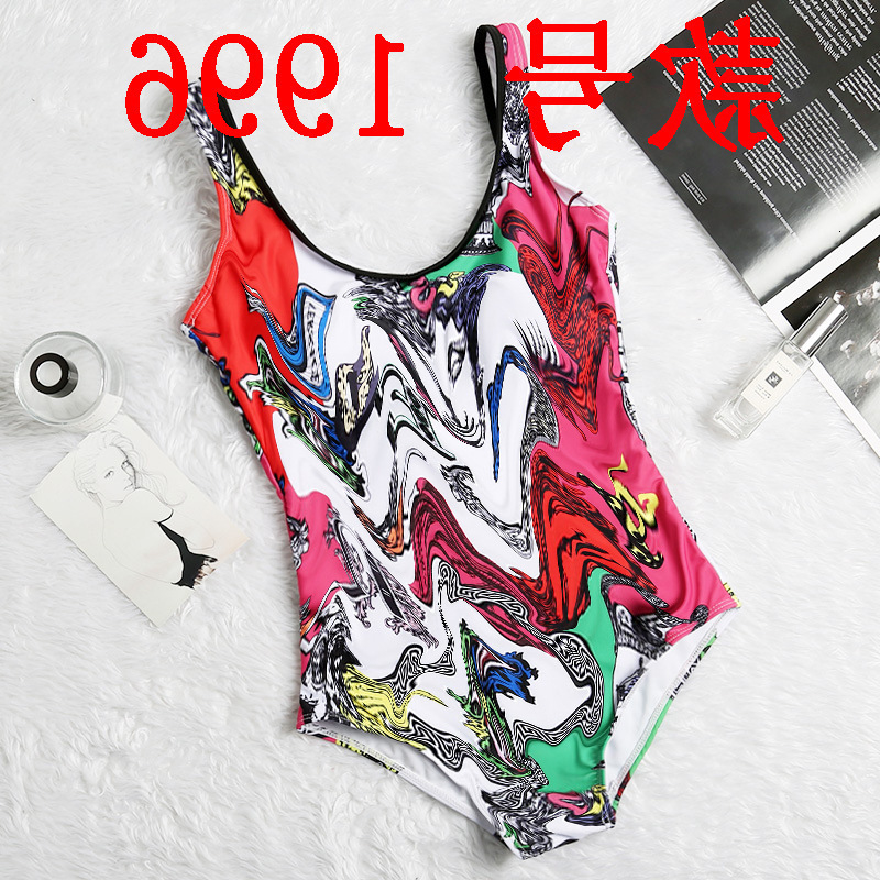 Swimsuit all in one print