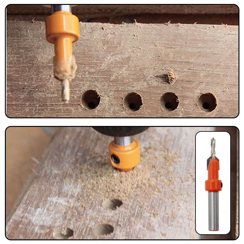 DIY Bead Drill Bit Woodworking Countersink Drill Taper Hole Alloy Head Screw Step Wood Self Tapping Screw Installation
DIY Bead Drill Bit Woodworking Countersink Drill Taper Hole Alloy Head Screw Step Wood Self Tapping Screw Installation