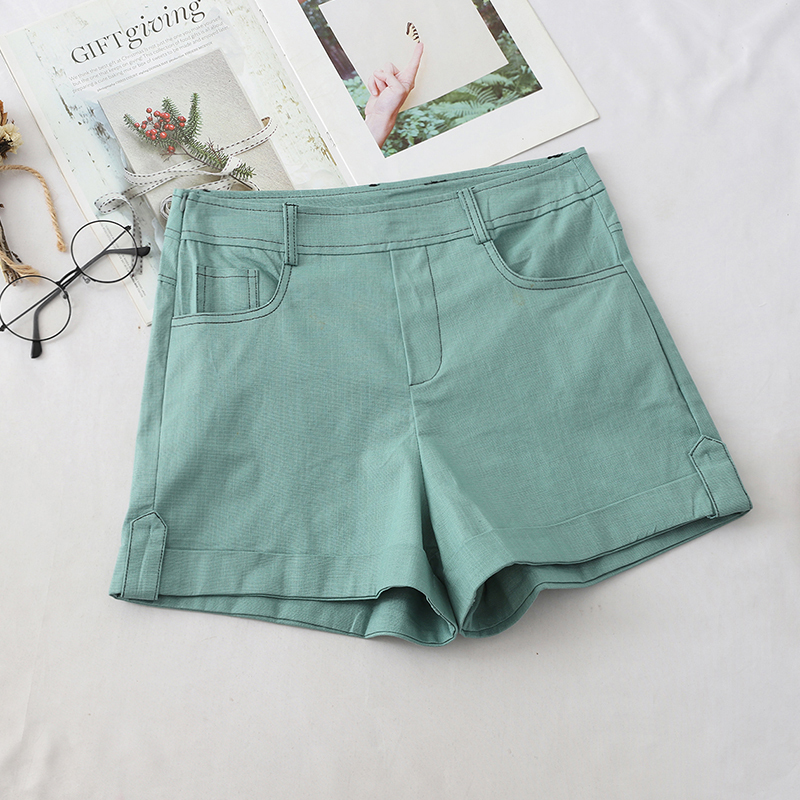 HELIAR twopiece Sets Women Autumn irregular Lapel Print Long Sleeve Shirt And High Waist Wide leg Denim Shorts Suits For Women T200325