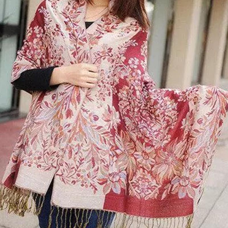 Long Floral Pattern Cashmere Scarf Stole Warm Loose Women Shawl Winter Tassels Gift Shopping Soft Wrap Travel
Long Floral Pattern Cashmere Scarf Stole Warm Loose Women Shawl Winter Tassels Gift Shopping Soft Wrap Travel