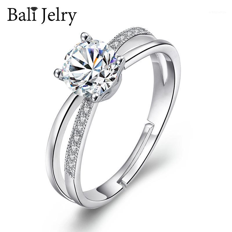 Cluster Rings Bali Jelry Charm Silver 925 Jewelry Round Zircon Gemstone Open Ring Fashion Accessories For Women Wedding Engagement Party, Golden;silver
Cluster Rings Bali Jelry Charm Silver 925 Jewelry Round Zircon Gemstone Open Ring Fashion Accessories For Women Wedding Engagement Party, Golden;silver