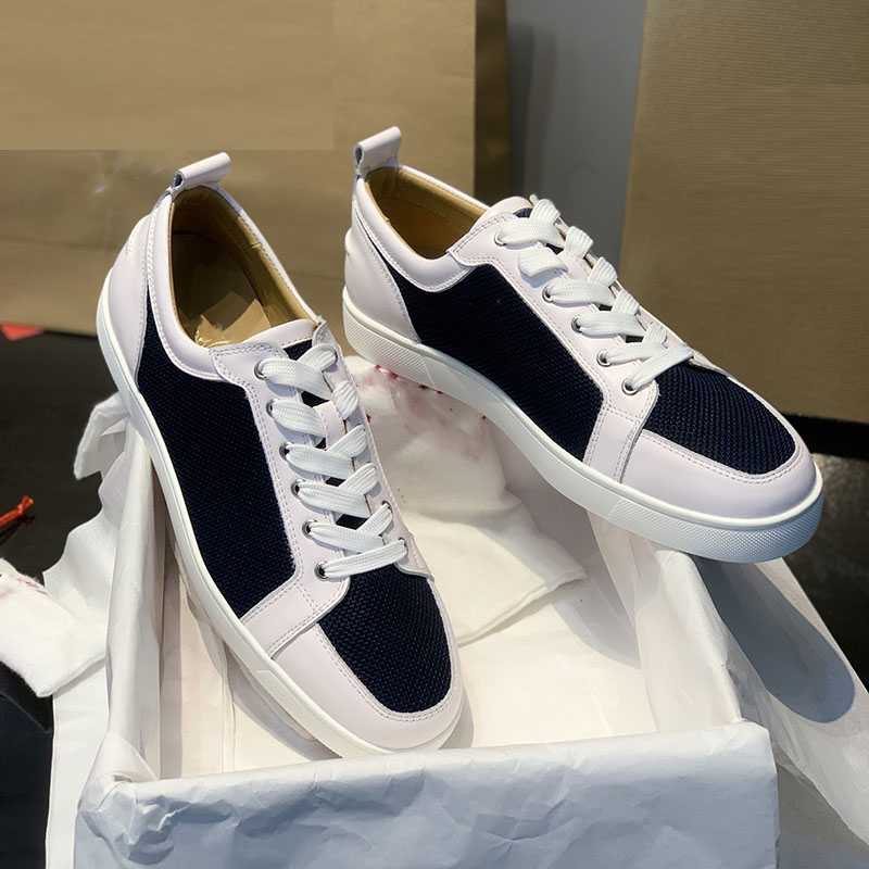 Luxury Women &Men Casual shoes Fashion Red Bottoms Tennis Sneakers Classic leather High Quality Men Training Loafers, White
Luxury Women &Men Casual shoes Fashion Red Bottoms Tennis Sneakers Classic leather High Quality Men Training Loafers, White