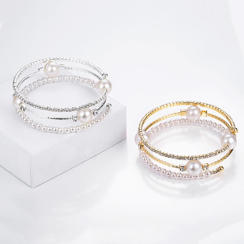 Korean Fashion Simulated Pearl Bracelets for Women Crystal Chain Multilayered Bangles 2020 Trendy Jewelry Party Wedding Bijoux
Korean Fashion Simulated Pearl Bracelets for Women Crystal Chain Multilayered Bangles 2020 Trendy Jewelry Party Wedding Bijoux