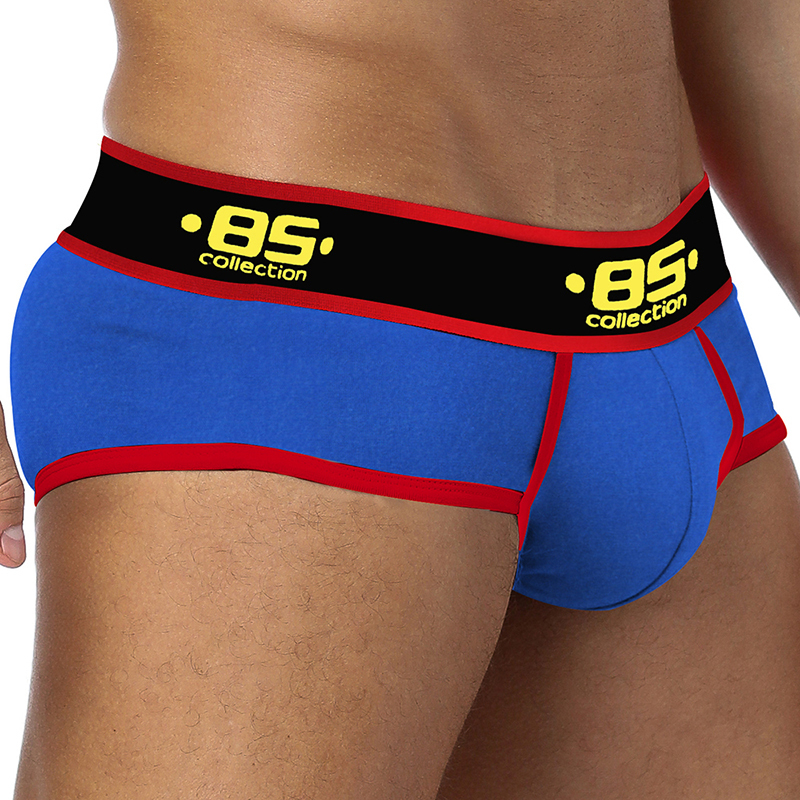 BS 2019 Sexy Men Briefs Underwear 5Pcslot Mens Cotton Bikini Slip Male Panties Underpants Gay Slip Hombre Brief Shorts BS175 T200511