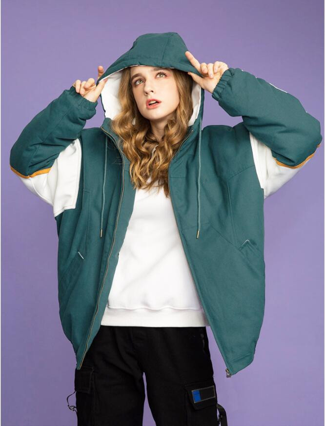 Free Shipping Men Women Jackets coats Windbreaker Zipper Hoodies Patchwork Coat Fashion Casual Outerwear Street Sports lover Jackets S-XXL