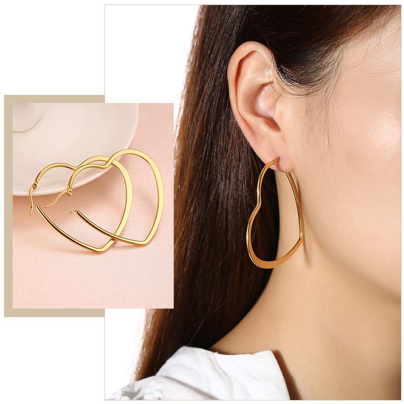 Minimalist Geometric Hoop Earrings for Women, Anti Allergy Stainless Steel Ear Gifts Jewelry, Daily Street Party Wear
Minimalist Geometric Hoop Earrings for Women, Anti Allergy Stainless Steel Ear Gifts Jewelry, Daily Street Party Wear