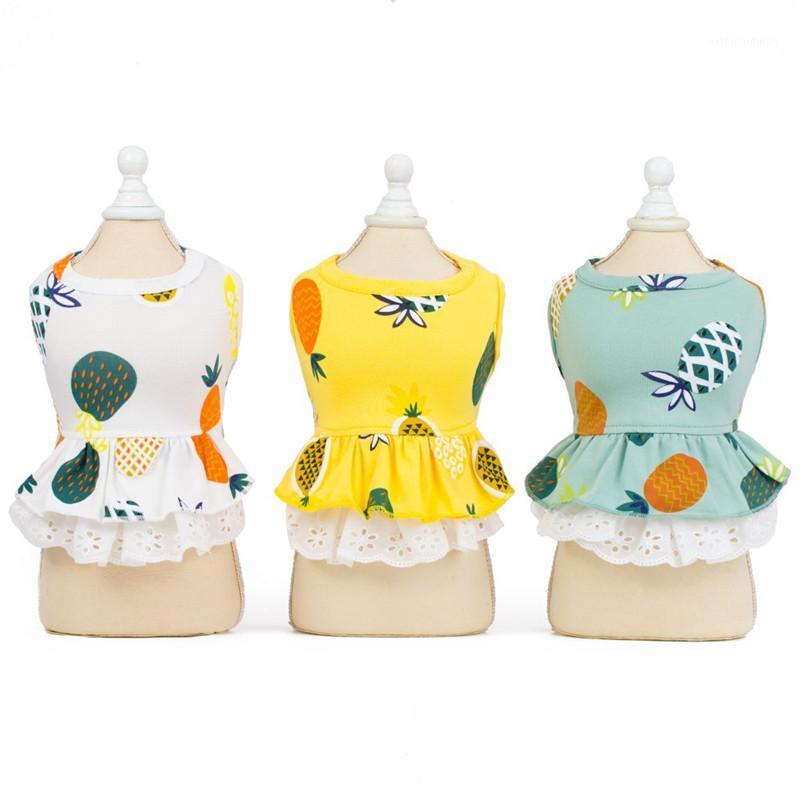 Dog Dress Summer 100% Cotton Pineapple Dresses Skirt Dog Clothes Pet Puppy Cat Vest Outerwear Clothing Costumer Pets Dresses D331, White
Dog Dress Summer 100% Cotton Pineapple Dresses Skirt Dog Clothes Pet Puppy Cat Vest Outerwear Clothing Costumer Pets Dresses D331, White