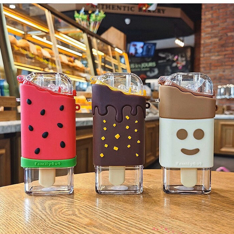 Bouncing straw Bottles summer water cups square children's straw cup baby plastic students, Chocolate
Bouncing straw Bottles summer water cups square children's straw cup baby plastic students, Chocolate