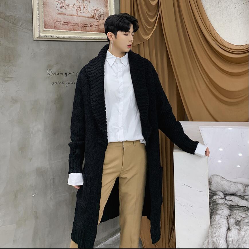 2020 Designer Was Spring Fine Without Buckle Windbreaker Long Male Mark Section on Knee Cardigan Sweater Jacket 9epx, Black
2020 Designer Was Spring Fine Without Buckle Windbreaker Long Male Mark Section on Knee Cardigan Sweater Jacket 9epx, Black