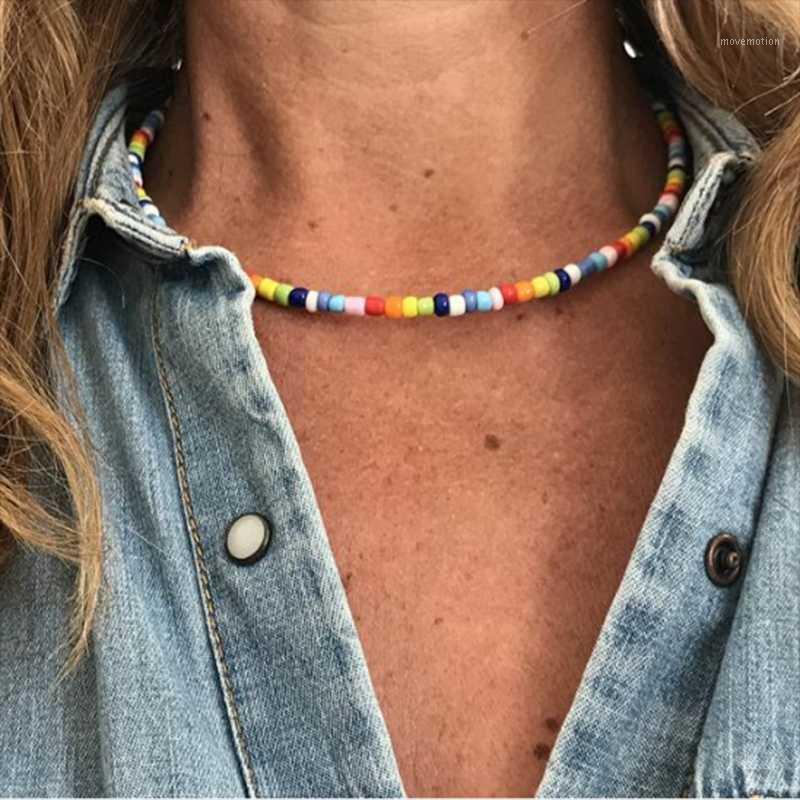 Diffone Bohemian Choker Necklace For Women Girl Simple 4mm Seed Beads Short Neckless For Student Summer Beach Accessories1
Diffone Bohemian Choker Necklace For Women Girl Simple 4mm Seed Beads Short Neckless For Student Summer Beach Accessories1