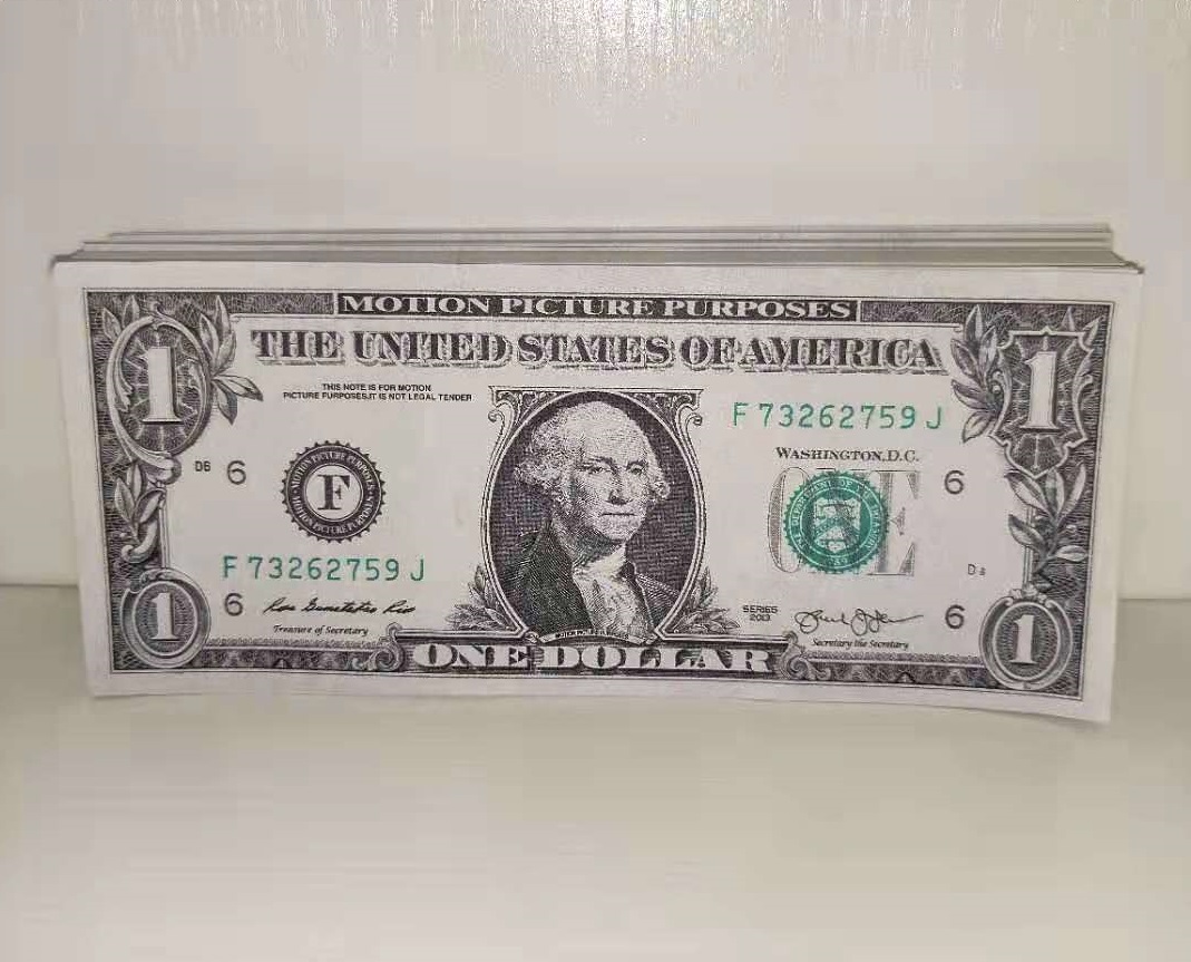 US Dollars Prop Money 1 Dollar Currency Party Fake Play Money Children Gifts Toys Movie Video Shooting Prop
US Dollars Prop Money 1 Dollar Currency Party Fake Play Money Children Gifts Toys Movie Video Shooting Prop