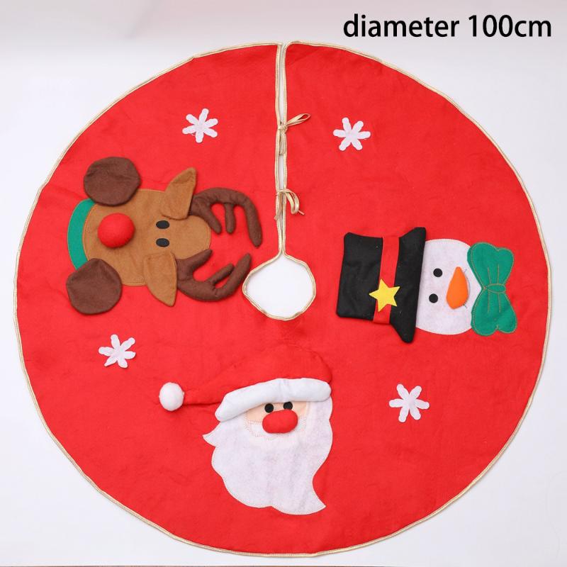 100cm Christmas Tree Skirt Floor Mat Cover Xmas Party Decor Double Non-woven Fabric Christmas Tree Skirt
100cm Christmas Tree Skirt Floor Mat Cover Xmas Party Decor Double Non-woven Fabric Christmas Tree Skirt