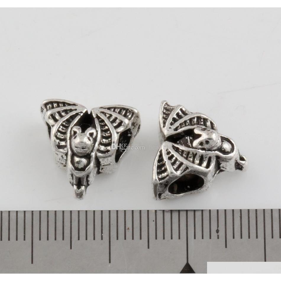 Hot ! 120pcs Antique Silver Alloy Bat In Flight Big Hole Spacer Beads Fit European Bead jllnJh yummy_shop, Bronze;silver
Hot ! 120pcs Antique Silver Alloy Bat In Flight Big Hole Spacer Beads Fit European Bead jllnJh yummy_shop, Bronze;silver