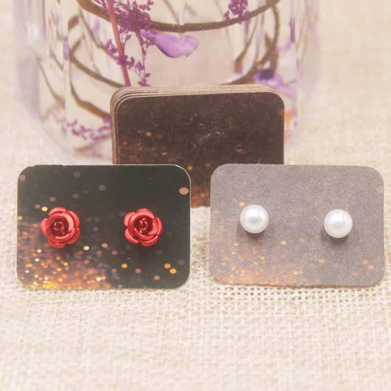 Multi-Designs 100pcs/1lot 3.5*2.5cm White and Kraft paper Jewelry Display&Packaging Card Stud Earring Display cards can custoim
Multi-Designs 100pcs/1lot 3.5*2.5cm White and Kraft paper Jewelry Display&Packaging Card Stud Earring Display cards can custoim