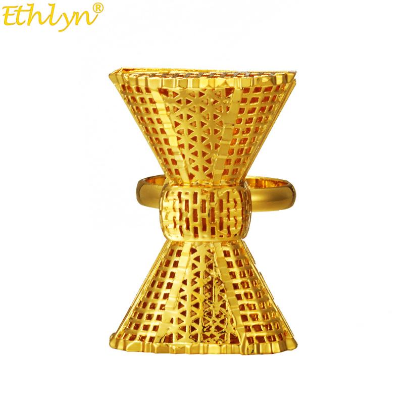 Ethlyn Fix Size Gold Color Bow Bowknot Shaped Rings Fashion Butterfly Finger Rings for Ethiopian/African Women Wedding R100
Ethlyn Fix Size Gold Color Bow Bowknot Shaped Rings Fashion Butterfly Finger Rings for Ethiopian/African Women Wedding R100