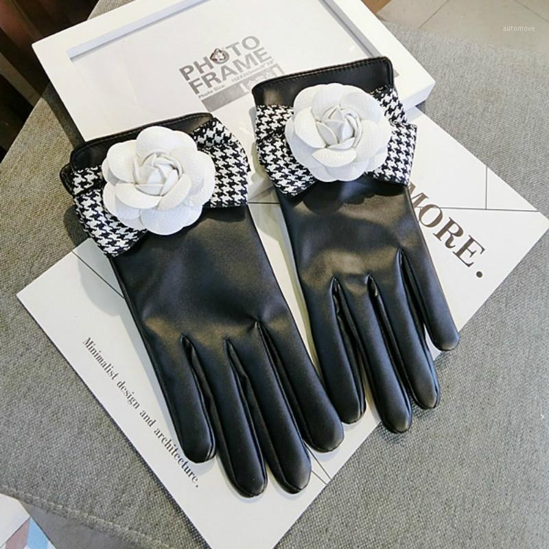 New Korean gloves wool bow flower black warm women spring winter gloves thick mittens1
New Korean gloves wool bow flower black warm women spring winter gloves thick mittens1