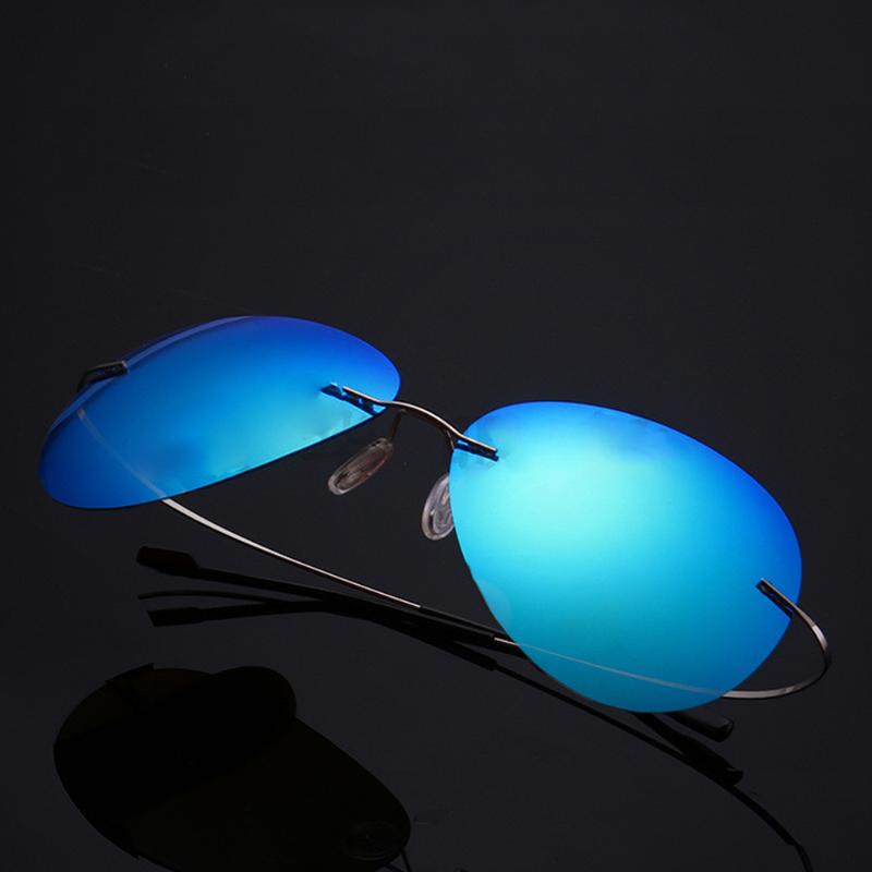 Women Men Retro Fashion Pilot Rimless Mirror Polarized Sunglasses Anti UV Wind-proof Dust-proof
Women Men Retro Fashion Pilot Rimless Mirror Polarized Sunglasses Anti UV Wind-proof Dust-proof